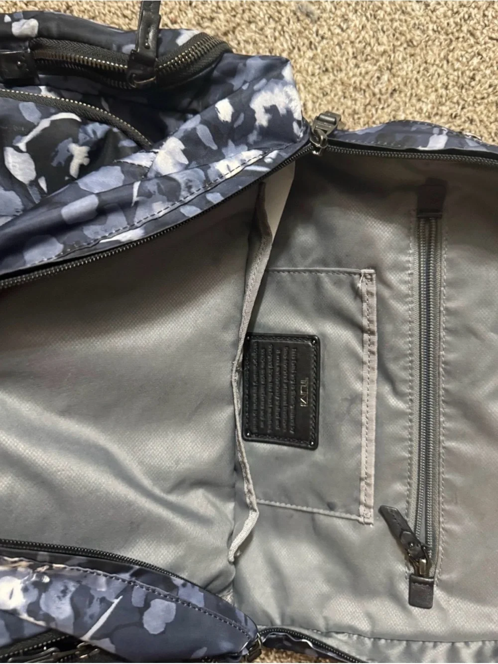 Tumi backpack blue